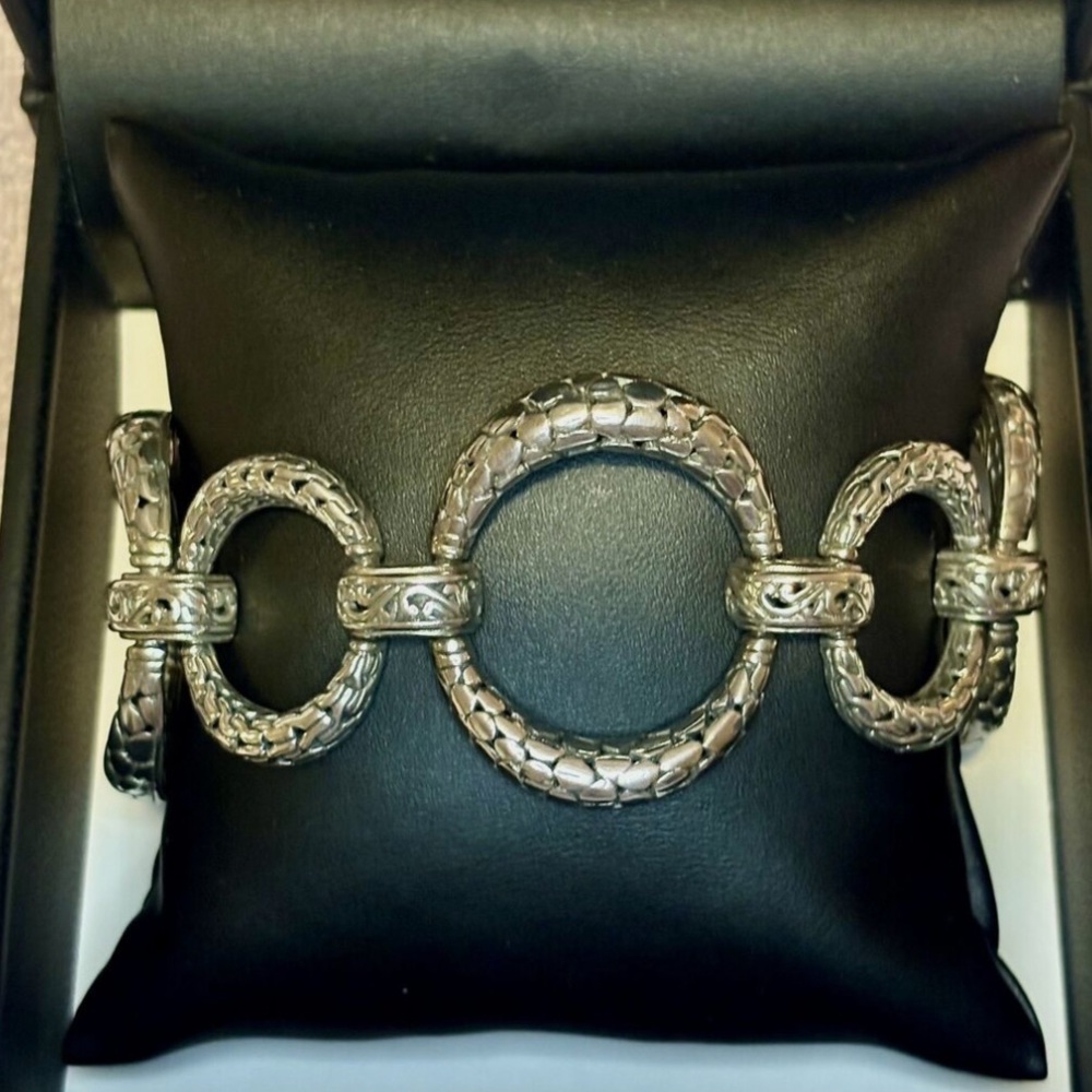 SARDA 925 STERLING SILVER BRACELET - Size 7